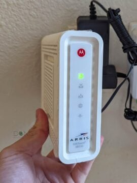 A Cable Modem in action