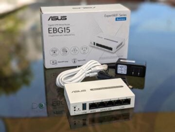 Asus ExpertWiFi EBG15 VPN Router with retail box