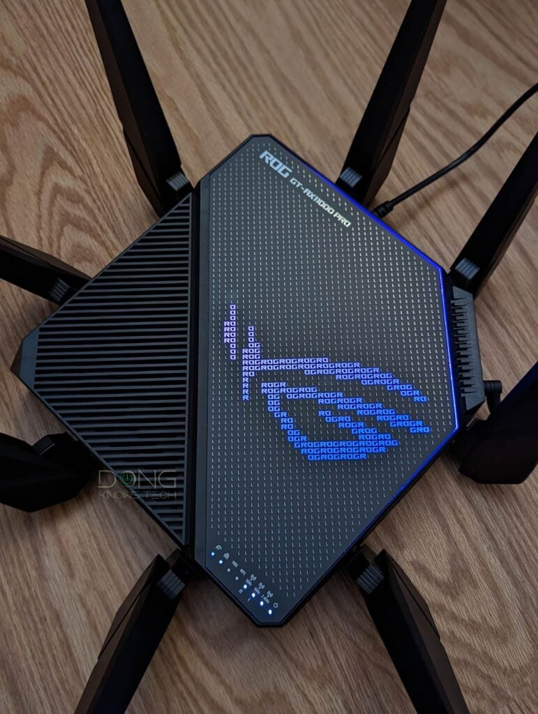 The Asus GT-AX11000 Pro is another powerful gaming router.