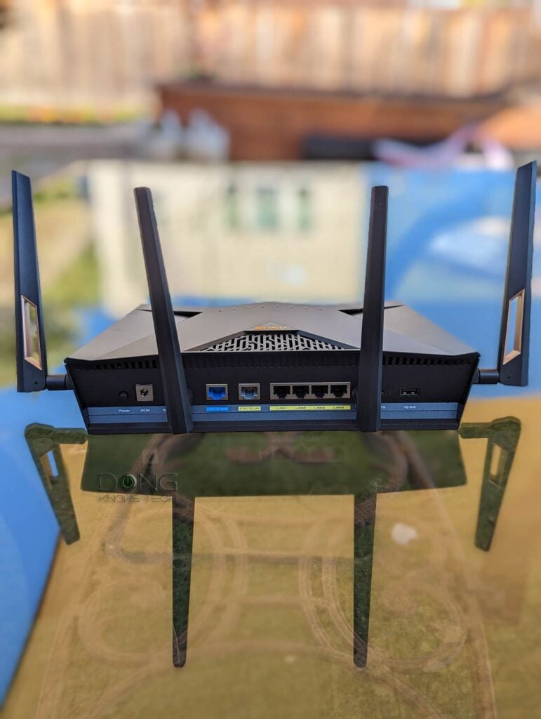 Asus RT-AX88U Pro Wi-Fi 6 Router Ports