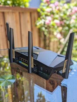 Asus RT-BE88U Wi-Fi 7 Router Back Angle