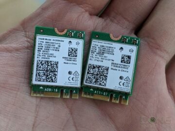 Intel AX200 vs. Intel AX210 Modules Hand