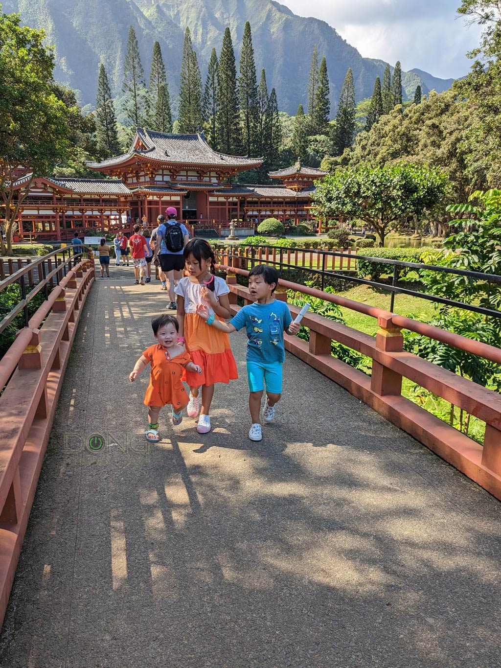 Kids by the Temple