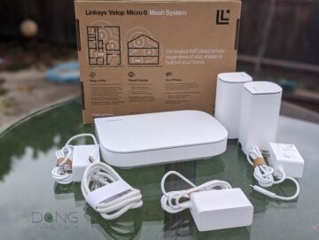 Linksys Velop Micro 6 Mesh System includes three hardware units