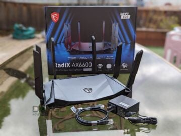 MSI RadiX AX6600 Wi-Fi 6 Tri Band Gaming Router 1 17