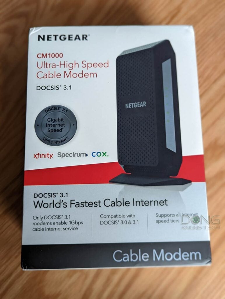 Netgear CM1000 DOCSIS 3.1 Cable Modem