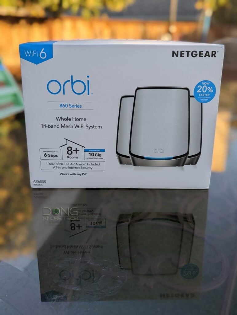 Netgear Orbi RBK850 Series RBK863S Retail Box