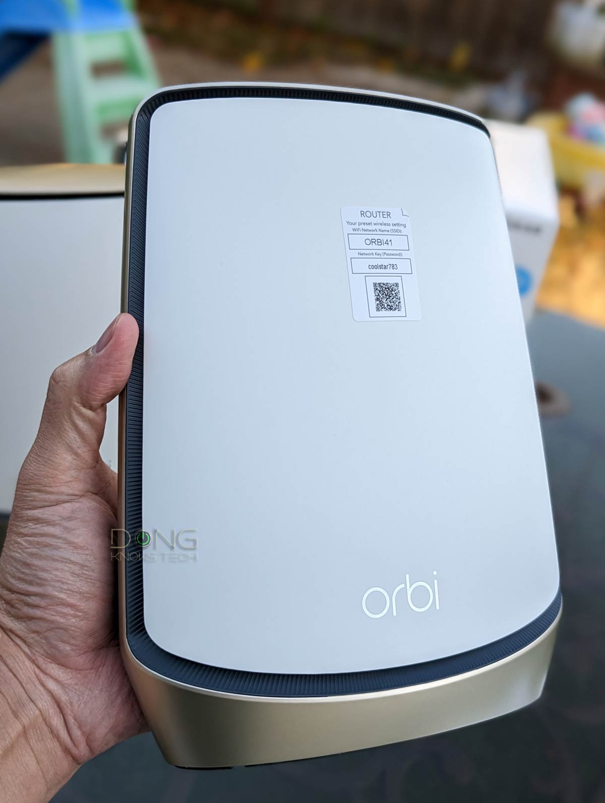 Netgear Orbi RBK860 Series is relatively large