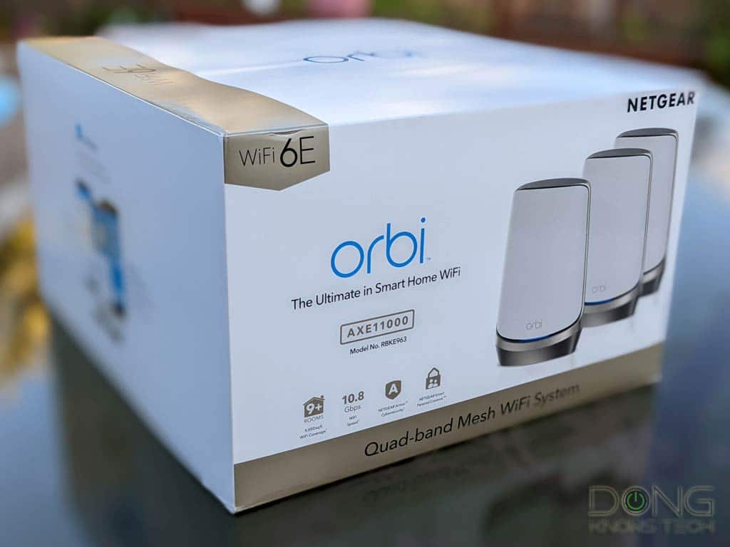 Netgear Orbi RBKE960 quad-band Mesh Wi-Fi 6E System