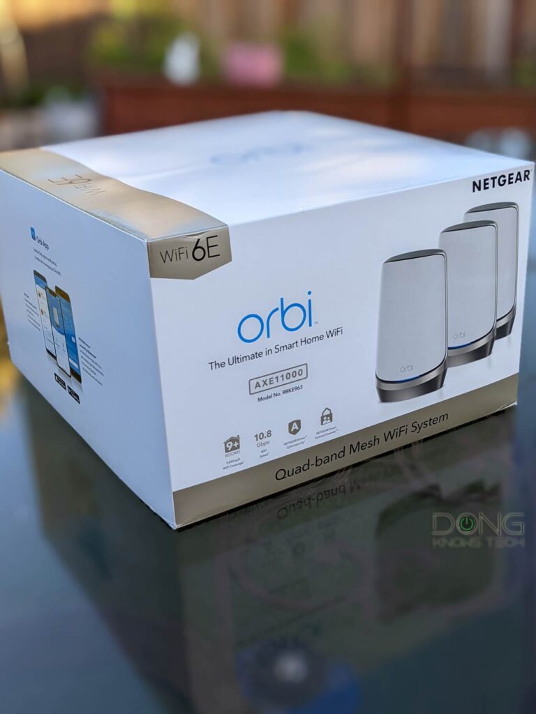 Netgear Orbi RBKE960 quad-band Mesh Wi-Fi 6E System