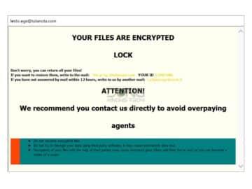 ransomware message 1