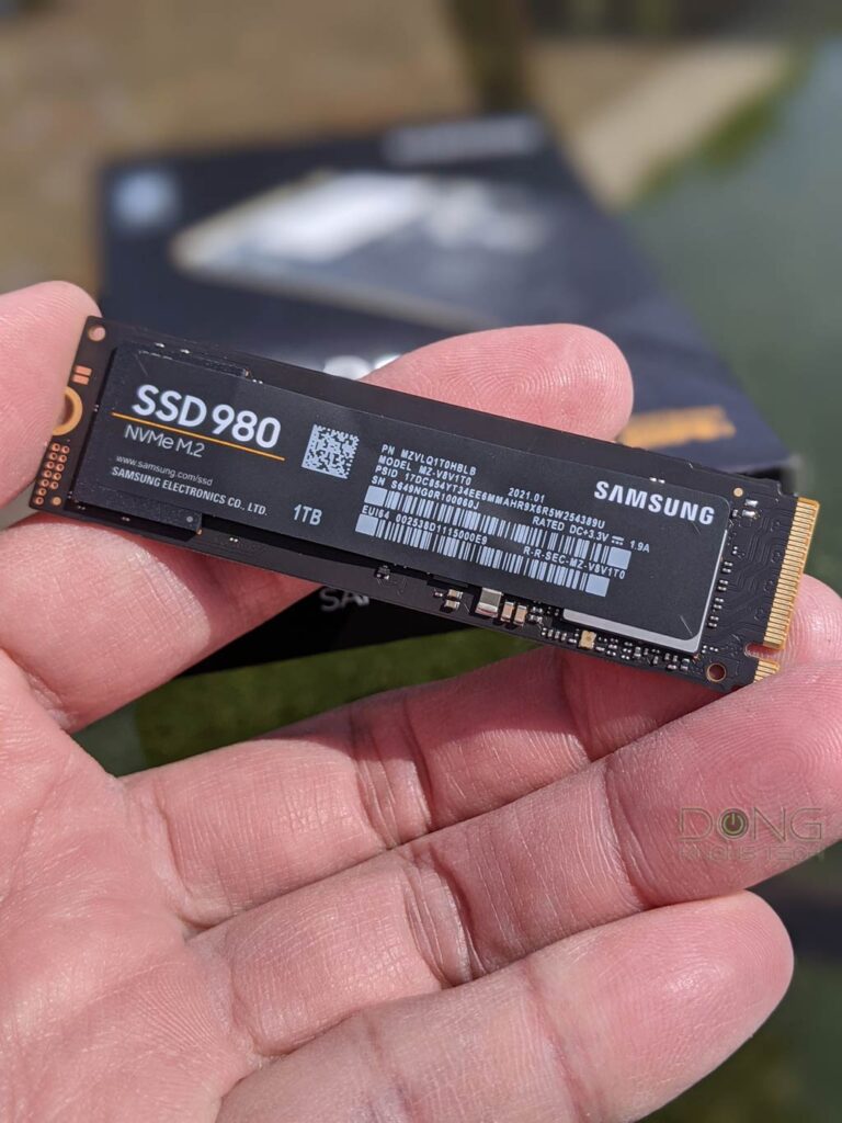 Samsung 980 SSD on hand