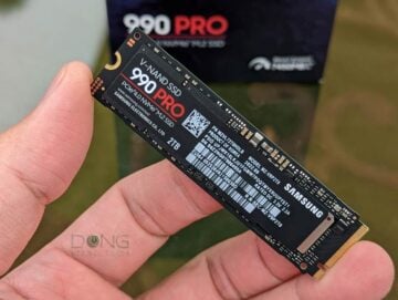 Samsung 990 PRO SSD is a typical NVMe Drive