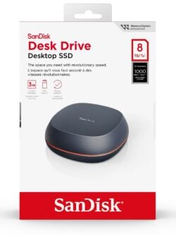 Western Digital SanDisk Desk Drive: Up to 8TB of Fast SSD Storage in a Compact Package