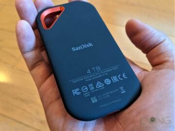 SanDisk Extreme Pro 4TB Portable Drive Hand