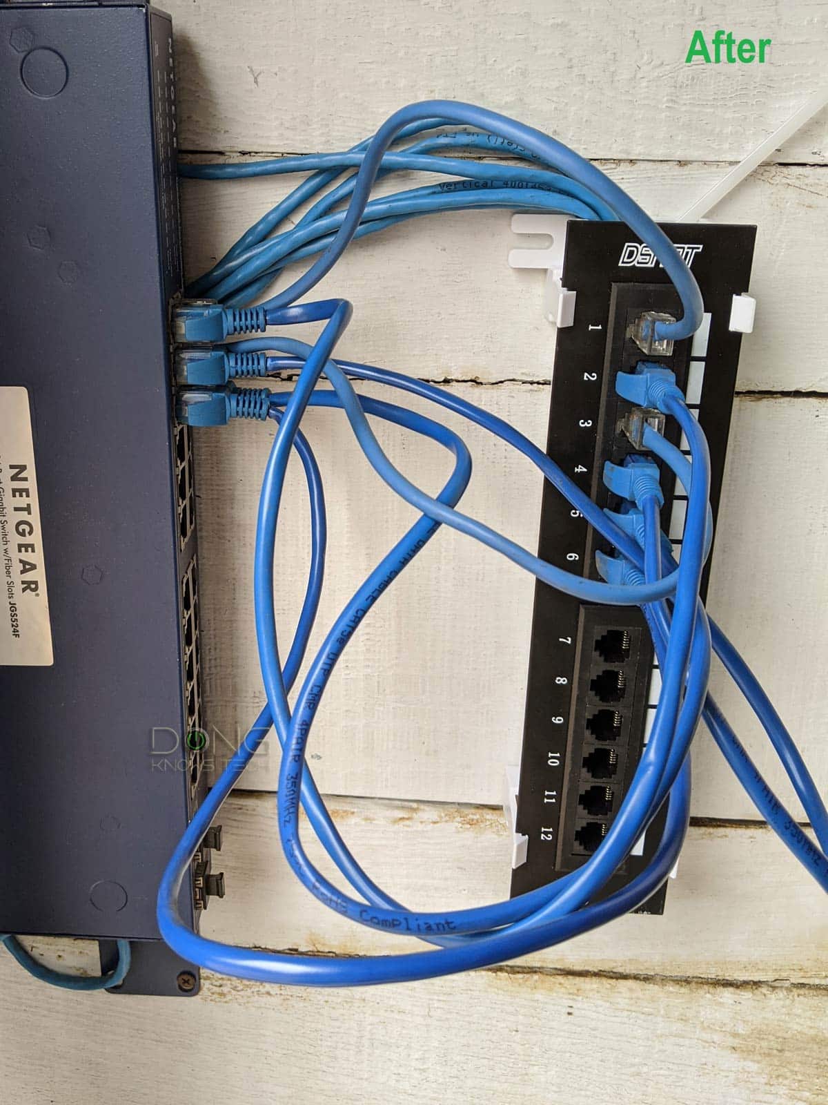 Switch with patch panel