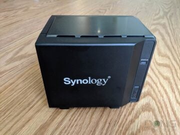 Synology DS419slim Left Side