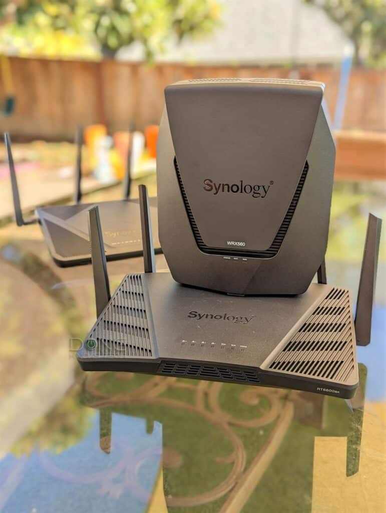 Synology mesh routers RT6600ax WRX560 and RT2600ac