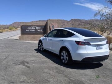 Tesla Model Y Joshua Tree Park