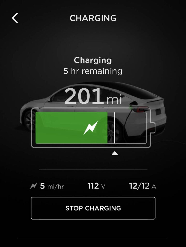 Tesla Slow Charging