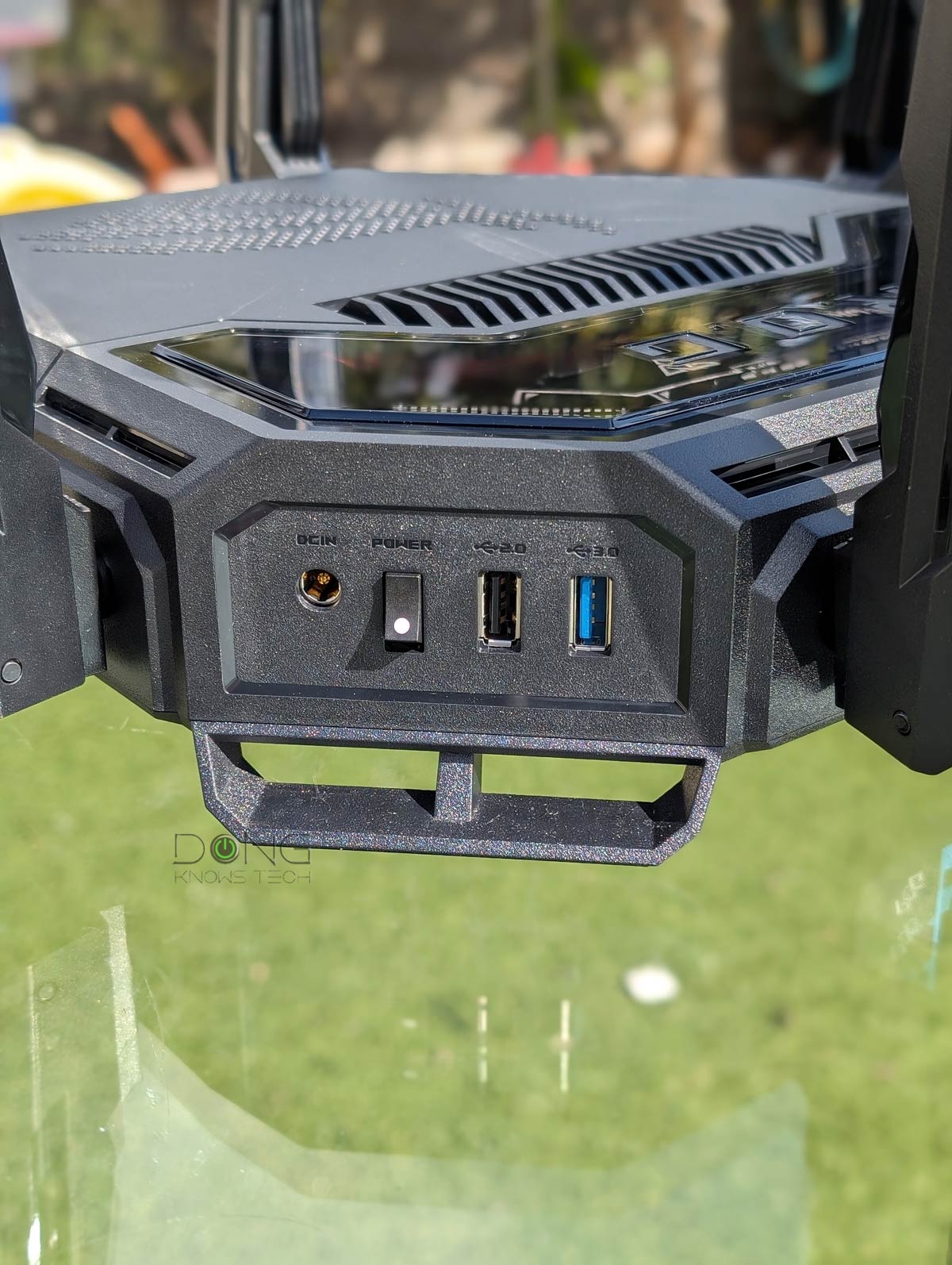 The Asus GT-BE98 Pro has two USB ports, one is USB 3.0