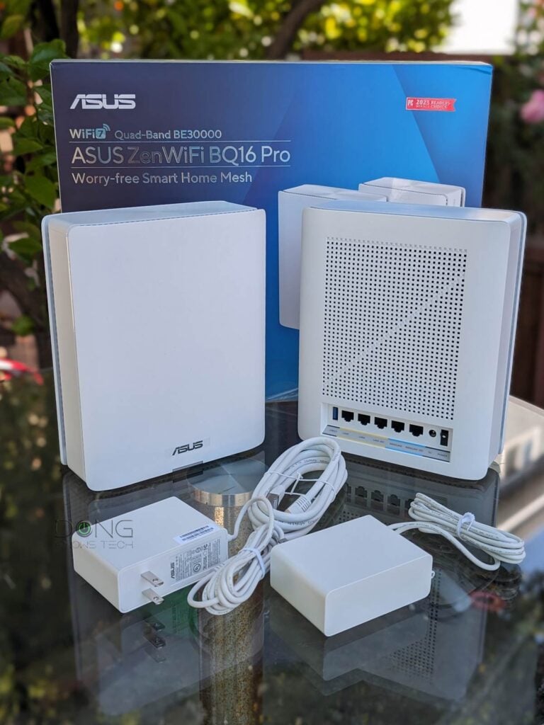 The Asus ZenWiFi BQ16 Pro includes a network cable