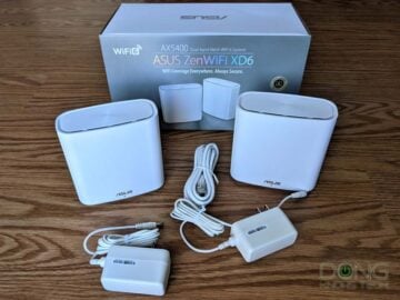 The Asus ZenWiFi XD6 AX5400 Dual-band Mesh WiFi System