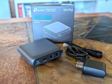 The TP-Link TL-WR1502X and its retail box