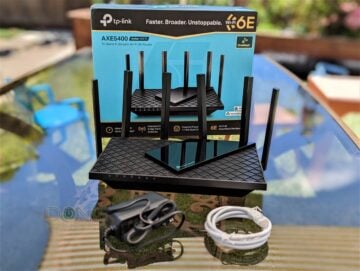 TP-Link Archer AXE75 Wi-Fi 6E Router Package Content