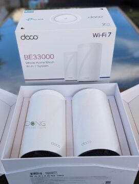 TP-Link Deco BE95 has fancy packaging