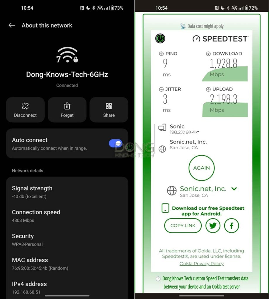 TP-Link Deco BE95 Speed Test