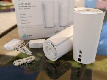 TP-Link Deco XE200 AXE11000 Whole Home Mesh Wi-Fi 6E System 2 Pack