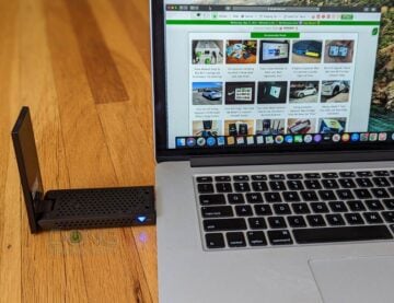 Turning a laptop into a mobile travel router