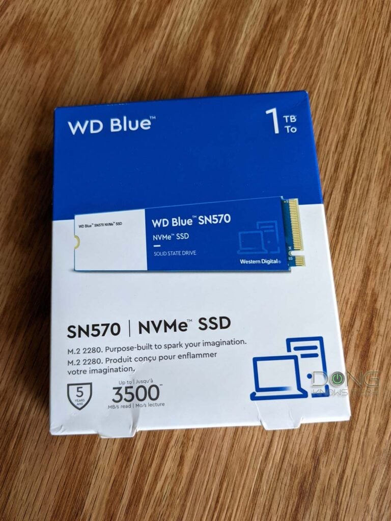 WD Blue SN570 NVMe SSD