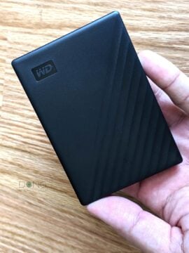 The 2.5-inch HDD-based My Passport portable drive from Western Digital is one of the latest 6TB WD portable hard drives.