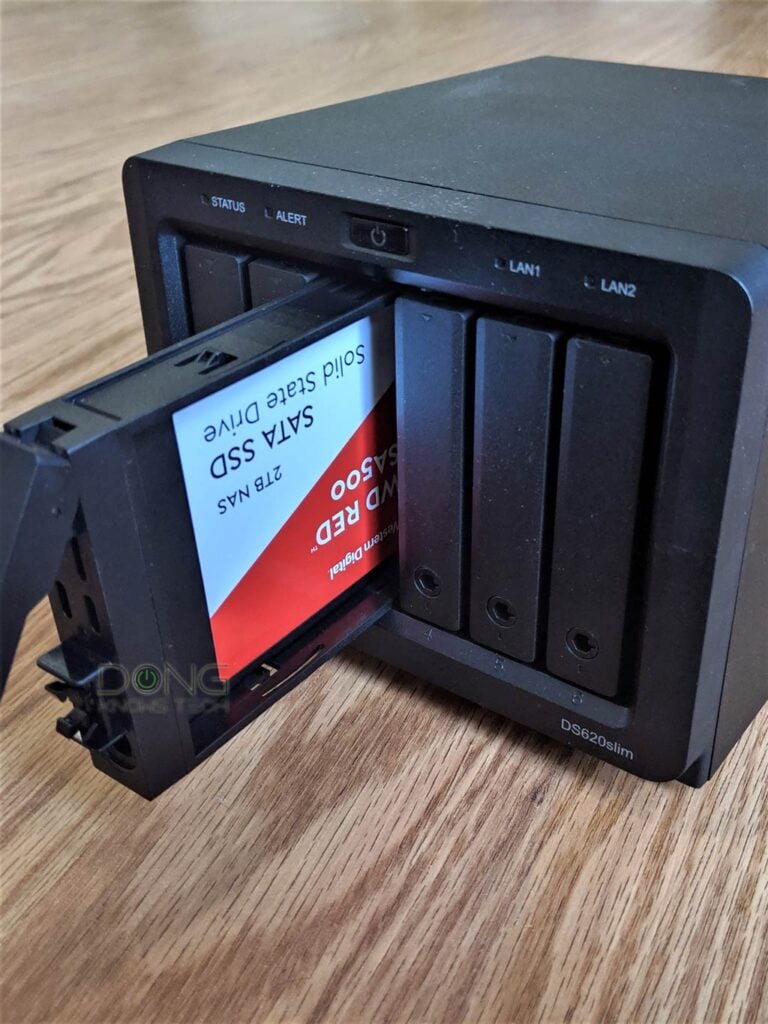 WD Red SA500 SATA NAS SSD Inside Server