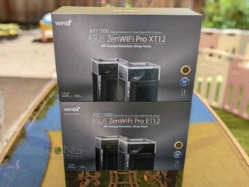 ZenWifi Pro XT12 vs. ZenWiFi Pro ET2 Boxes