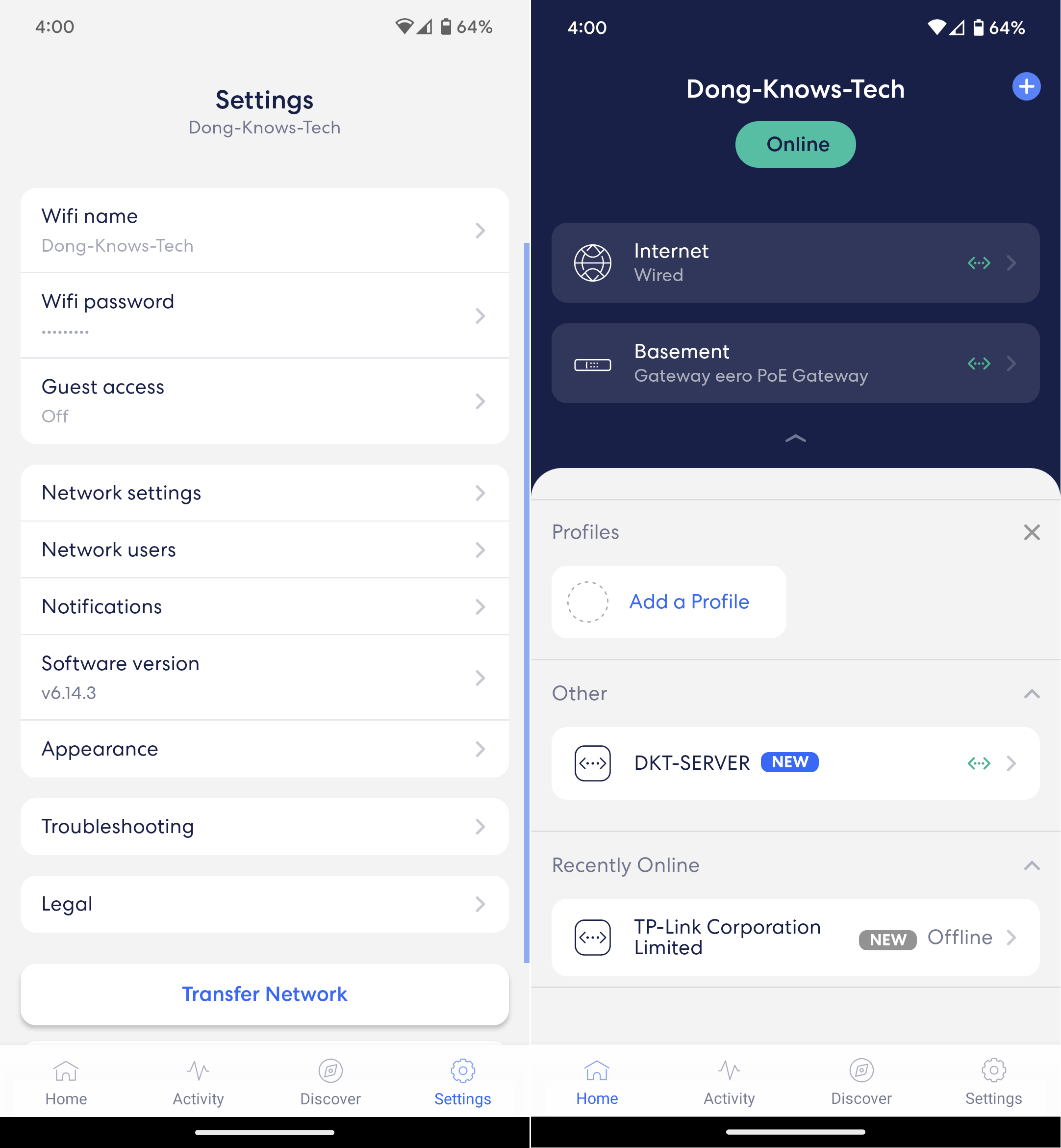 Amazon eero PoE Gateway Settings