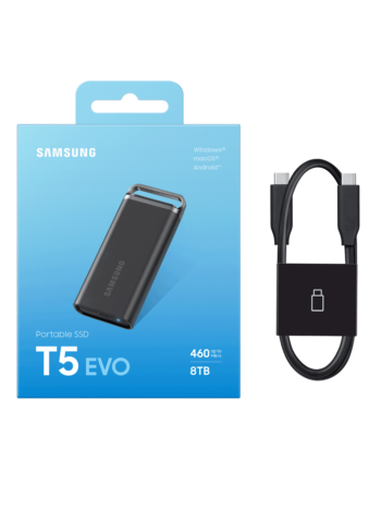 New Samsung T5 EVO Puts up to 8TB of Rugged Storage in Your Pocket